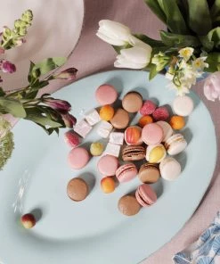 ARCUCCI CERAMICS Cerulean Ceramic Oval Platter Kitchen & Dining