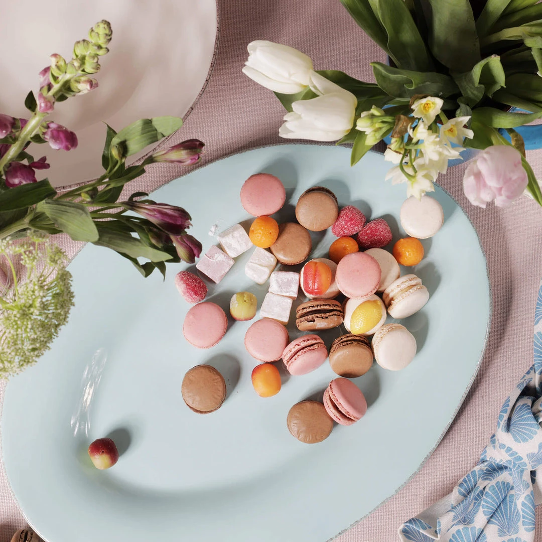 ARCUCCI CERAMICS Cerulean Ceramic Oval Platter Kitchen & Dining 2 ARCUCCI CERAMICS Cerulean Ceramic Oval Platter Kitchen & Dining