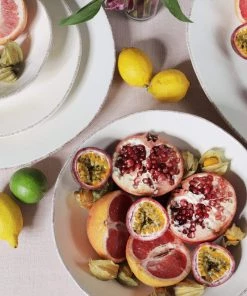 ARCUCCI CERAMICS Cream Ceramic Serving Bowl Kitchen & Dining