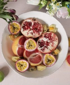 ARCUCCI CERAMICS Cream Ceramic Serving Bowl Kitchen & Dining