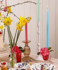 Light & Living Light Gold Glass Candle Holder Candles & Home Fragrance