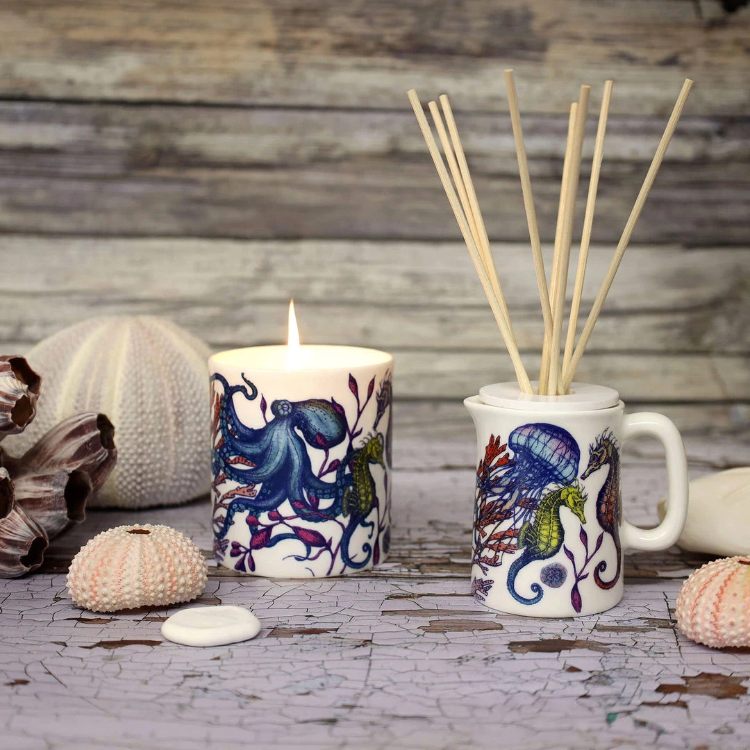 Cream Cornwall Bone China Reef Candle 3 Cream Cornwall Bone China Reef Candle