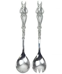 Detail Products New Arrivals Pewter Octopus Salad Servers