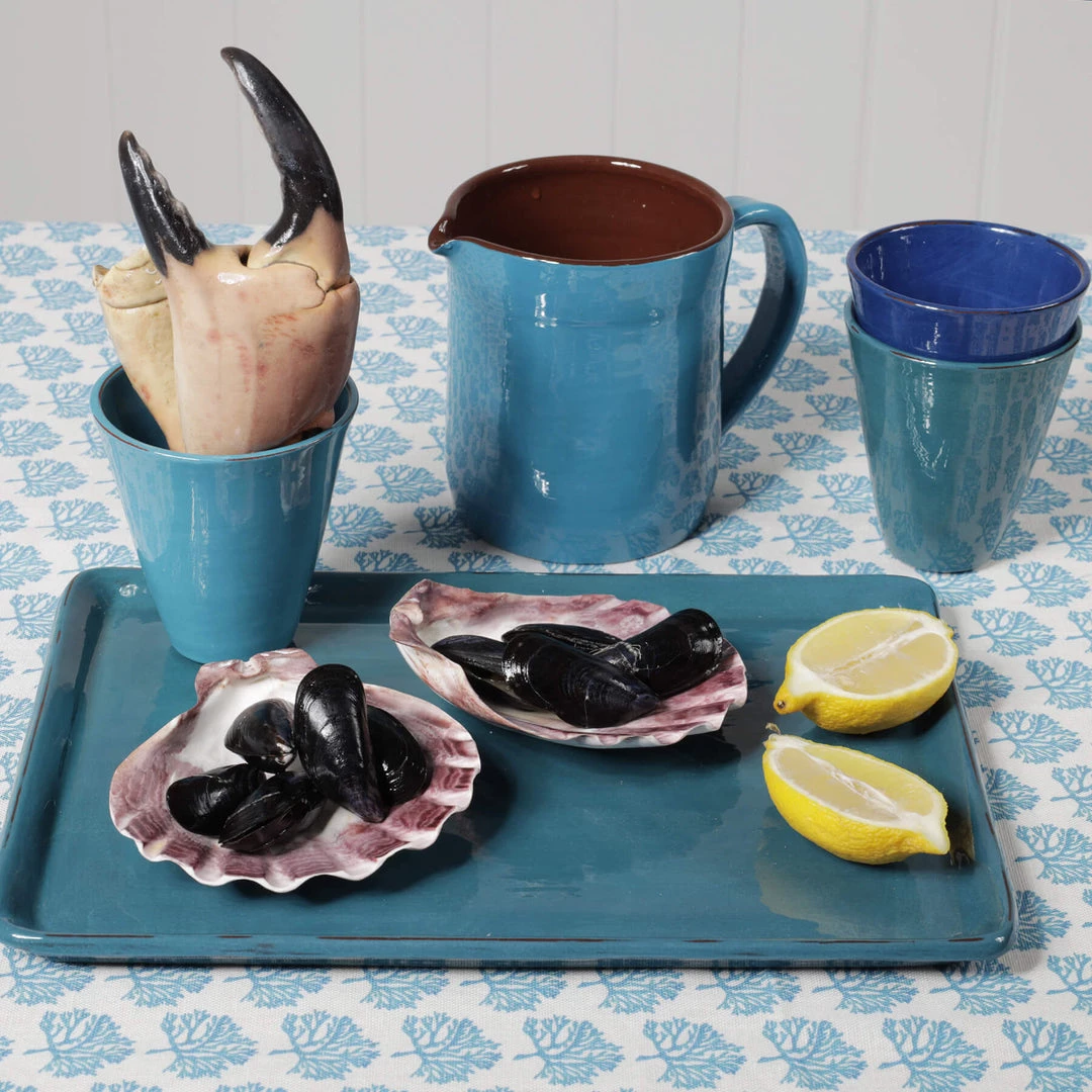 Argile Et Couleurs Provencal Ceramic Coffee Cup In Provencal Blue 2 Argile Et Couleurs Provencal Ceramic Coffee Cup In Provencal Blue