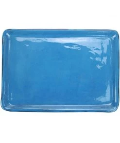 Argile Et Couleurs Kitchen & Dining Provencal Ceramic Dinner Plate In Provencal Blue