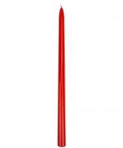 Graziani Accessories Tapered Lacquered Candle - Red