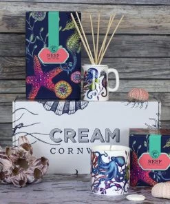 Cream Cornwall Accessories Reef Candle & Diffuser Luxury Hamper