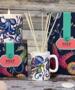 Cream Cornwall Accessories Reef Candle & Diffuser Luxury Hamper