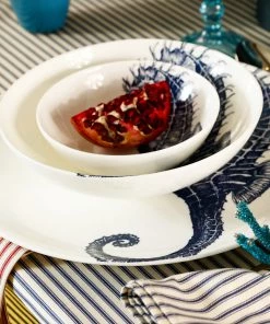 Fegg Hayes Bone China Seahorse Pasta Bowl