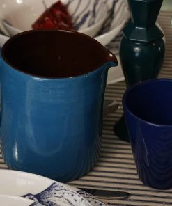 Argile Et Couleurs Ceramic Jug In Teal Kitchen & Dining