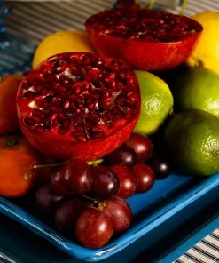 Argile Et Couleurs Kitchen & Dining Provencal Ceramic Dinner Plate In Provencal Blue