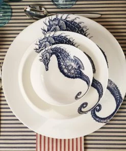 Fegg Hayes Bone China Seahorse Pasta Bowl
