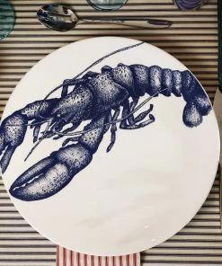 Fegg Hayes Kitchen & Dining Large Bone China Lobster Dinner Plate 9 Fegg Hayes Kitchen & Dining Large Bone China Lobster Dinner Plate