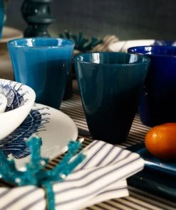 Argile Et Couleurs Provencal Ceramic Coffee Cup In Teal Kitchen & Dining