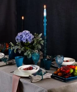 Argile Et Couleurs Kitchen & Dining Provencal Ceramic Dinner Plate In Provencal Blue