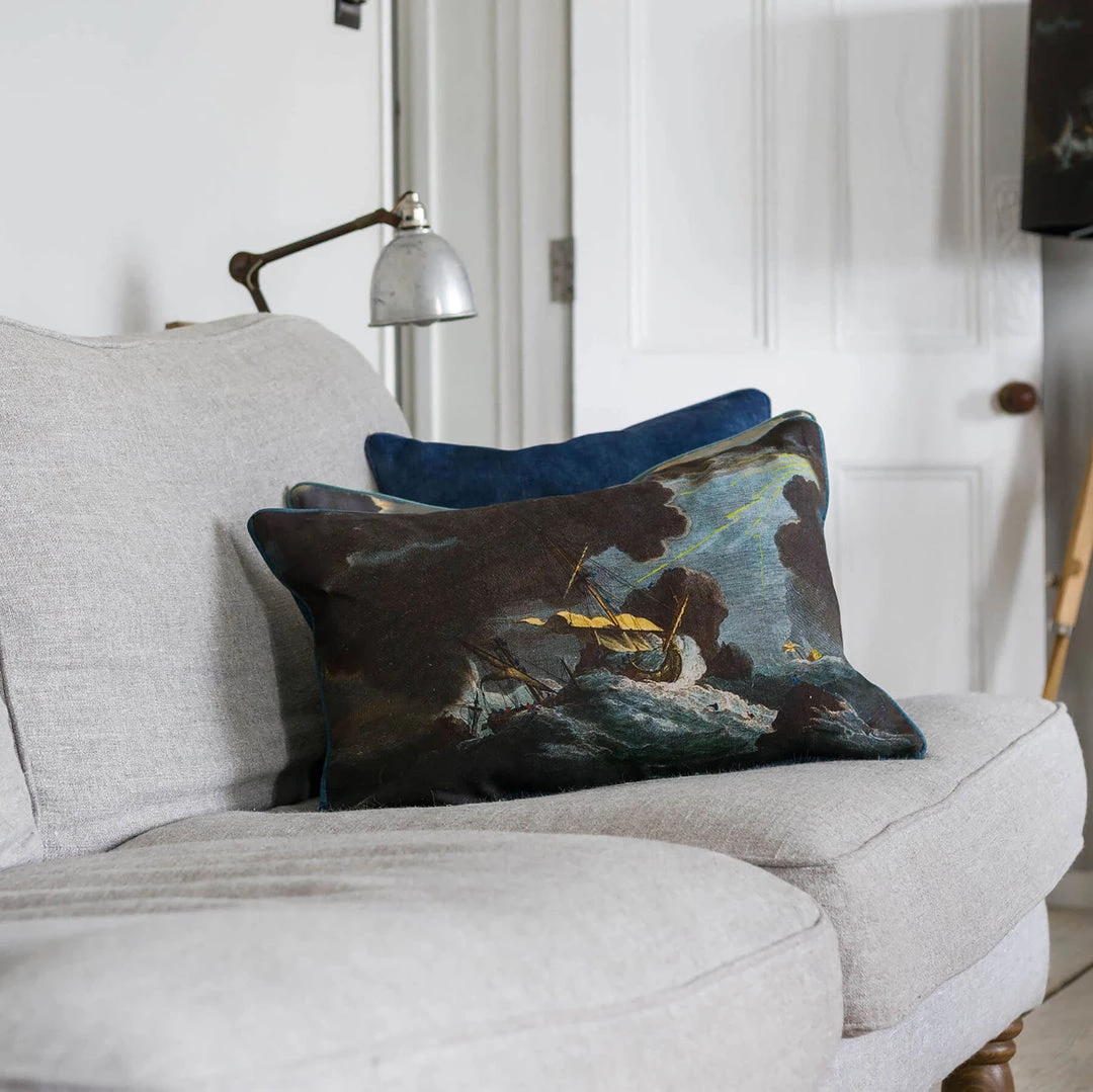 Magic Textiles Homeware Shipwreck Night Rectangle Cushion Cover 2 Magic Textiles Homeware Shipwreck Night Rectangle Cushion Cover