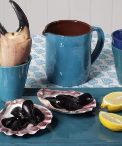 Argile Et Couleurs Kitchen & Dining Provencal Ceramic Jug In Provencal Blue