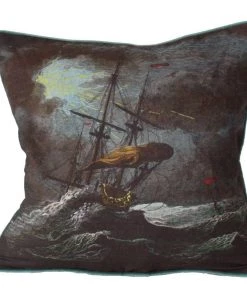Magic Textiles Shipwreck Night Cushion Square Cover