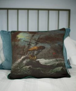 Magic Textiles Shipwreck Night Cushion Square Cover 8 Magic Textiles Shipwreck Night Cushion Square Cover