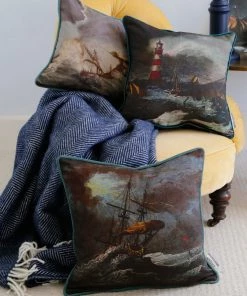 Magic Textiles Shipwreck Night Cushion Square Cover 9 Magic Textiles Shipwreck Night Cushion Square Cover
