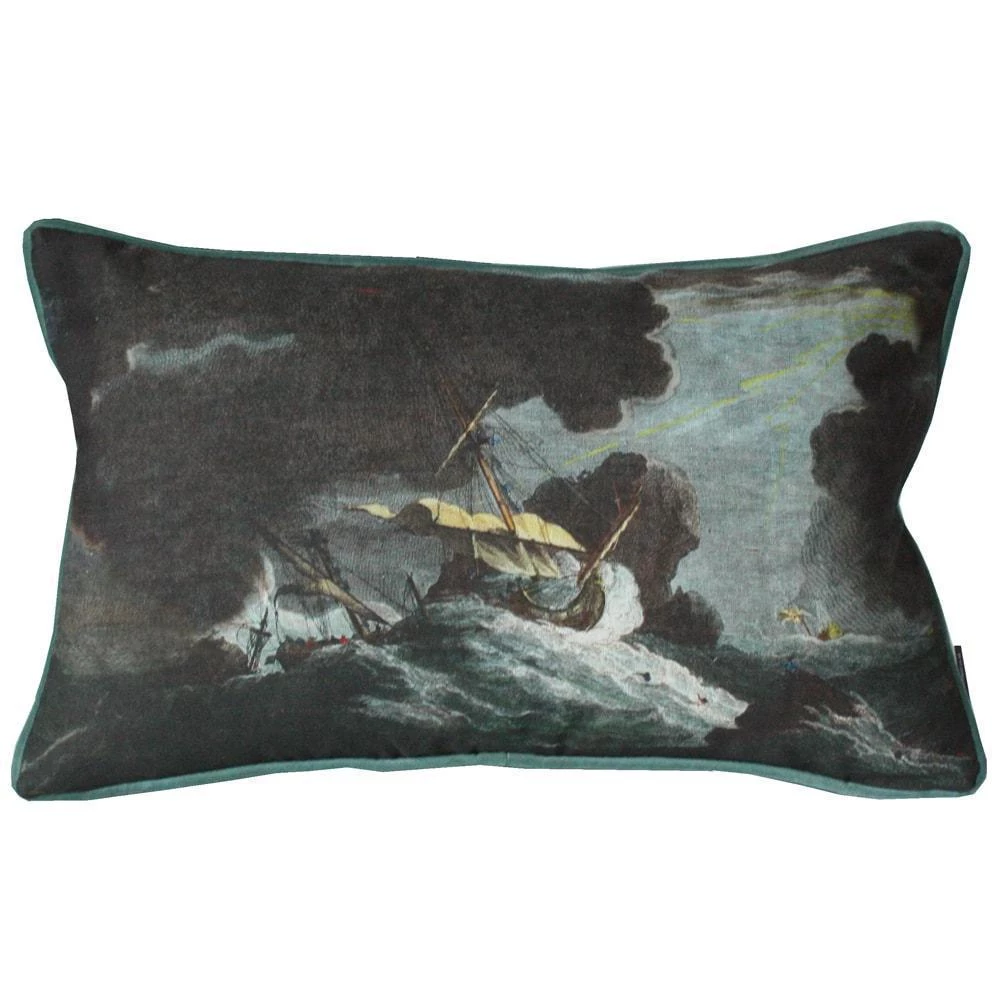 Magic Textiles Homeware Shipwreck Night Rectangle Cushion Cover 1 Magic Textiles Homeware Shipwreck Night Rectangle Cushion Cover