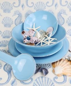 ARCUCCI CERAMICS Kitchen & Dining Delft Blue Ceramic Pasta Bowl