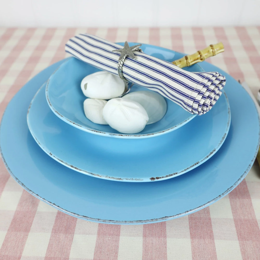 ARCUCCI CERAMICS Delft Blue Ceramic Serving Plate 2 ARCUCCI CERAMICS Delft Blue Ceramic Serving Plate