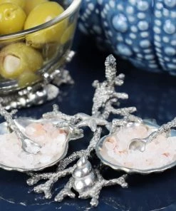 Detail Products Pewter Shell & Coral Condiment Set Kitchen & Dining