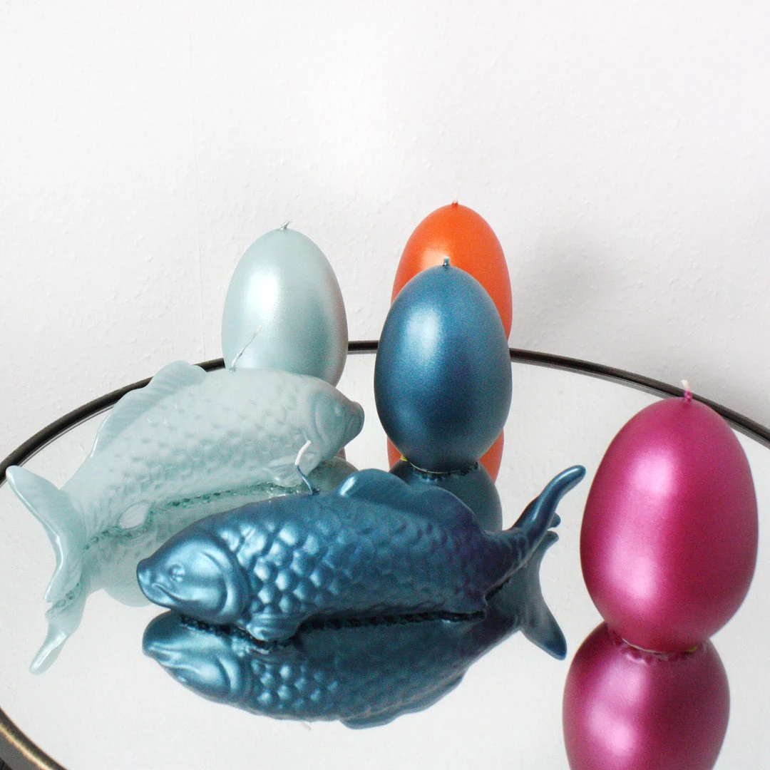 Ekhart Metallic Egg Candle - Glacier Candles & Home Fragrance 3 Ekhart Metallic Egg Candle - Glacier Candles & Home Fragrance