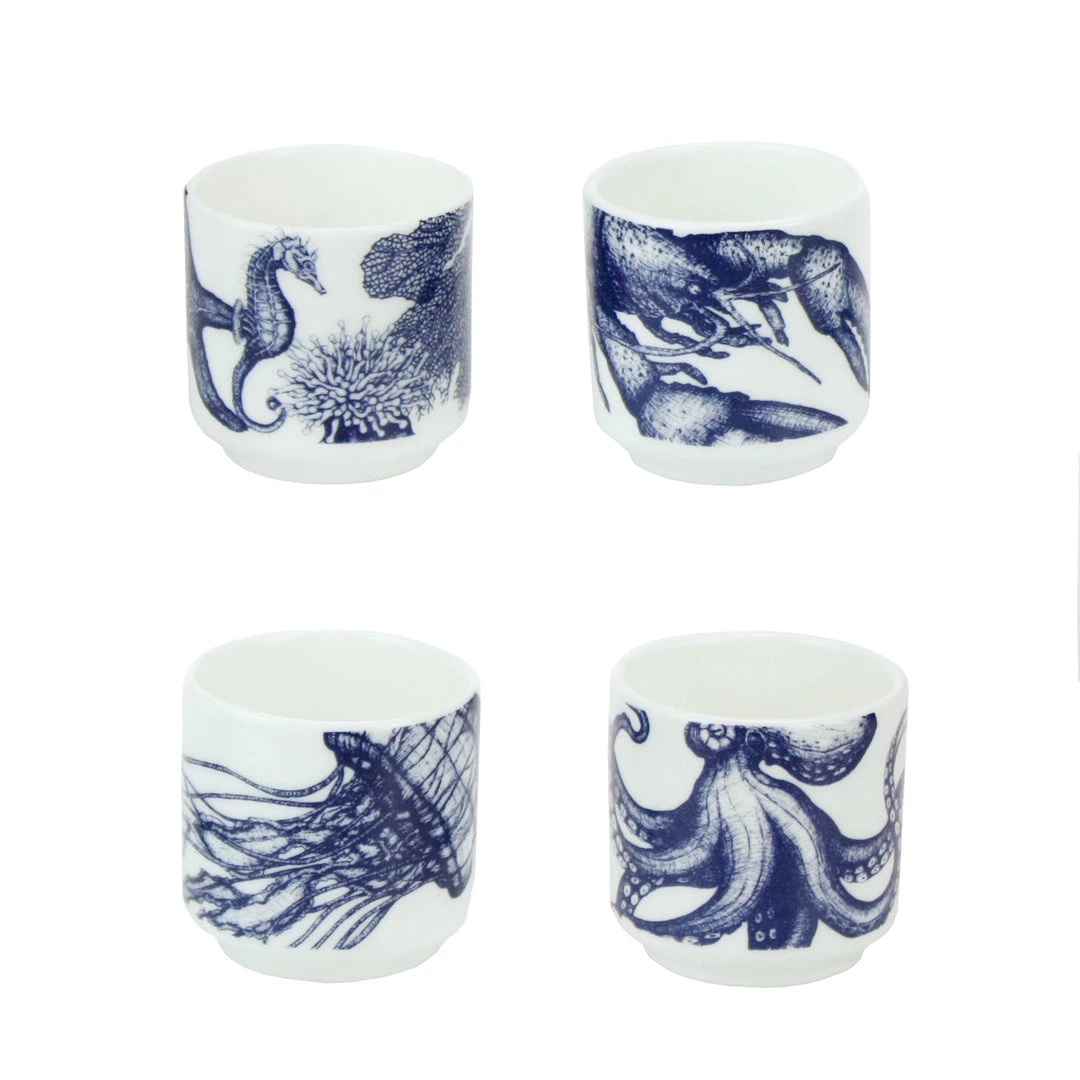 Fegg Hayes Bone China Seahorse Egg Cup 2 Fegg Hayes Bone China Seahorse Egg Cup