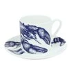 Fegg Hayes Bone China Lobster Espresso Cup & Saucer Kitchen & Dining