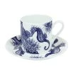 Fegg Hayes Kitchen & Dining Bone China Seahorse Espresso Cup & Saucer