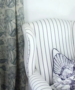 Magic Textiles Helford Shell Organic Linen Fabric - Durgan On Natural Homeware