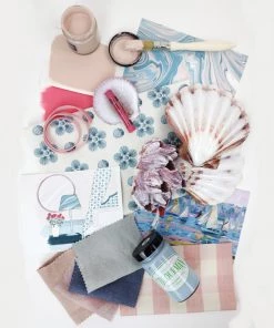 Magic Textiles Mini Star Flower Fabric On Off-White