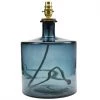 Jarapa Gillan Recycled Glass Lamp Base In Petrol Blue