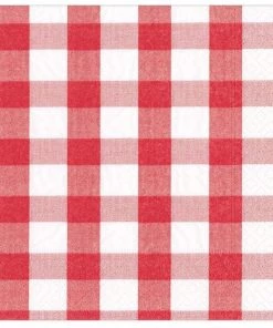 Caspari Red Gingham Napkin New Arrivals