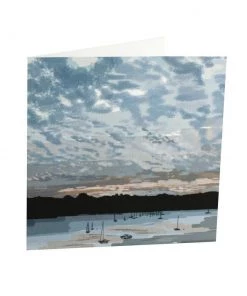 Skeet Print Mackerel Skies Card Stationery