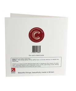 Skeet Print Saffron Bun Card