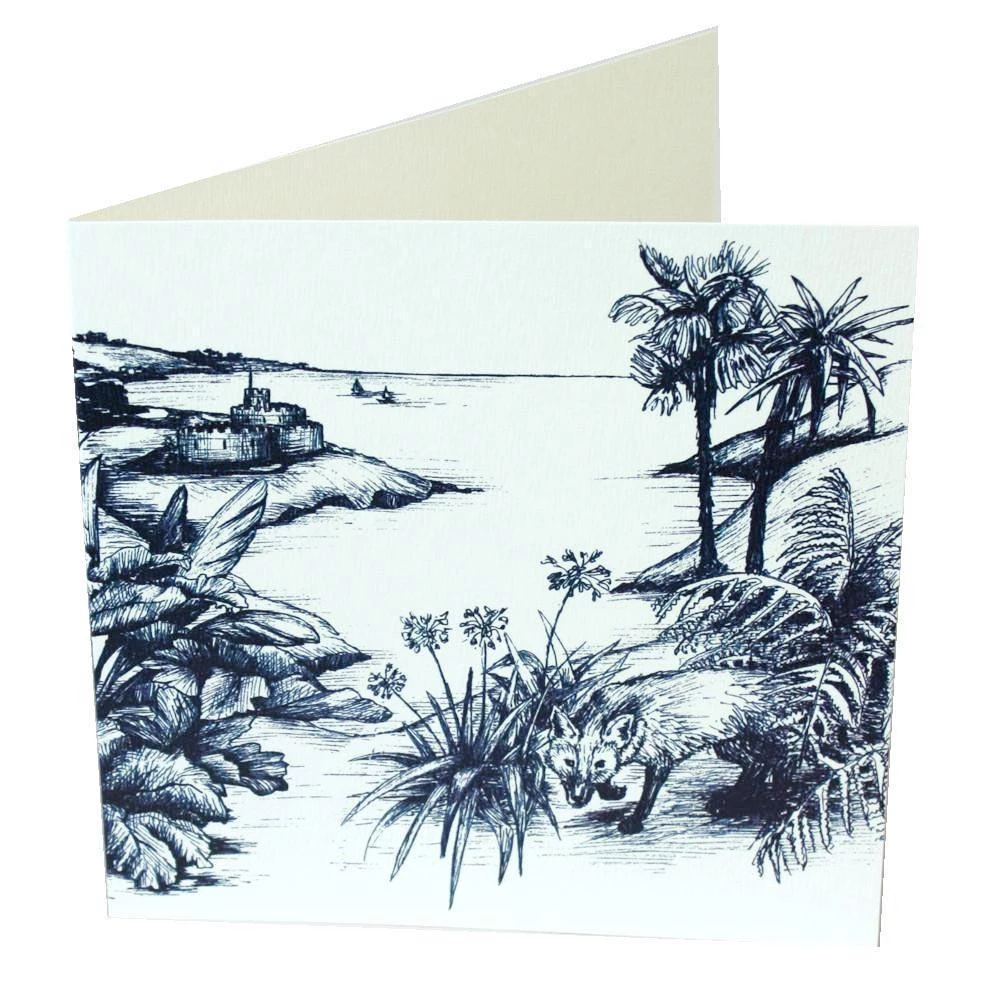 Skeet Print Garden Scene Card 1 Skeet Print Garden Scene Card