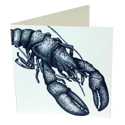 Skeet Print Stationery Lobster Card 1 Skeet Print Stationery Lobster Card