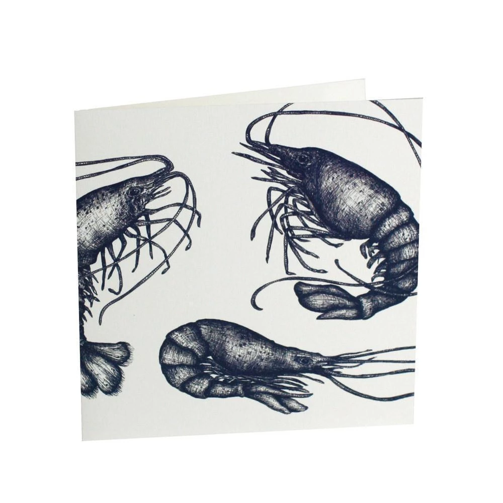 Skeet Print Prawn Card 1 Skeet Print Prawn Card