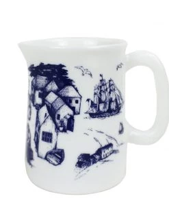 Fegg Hayes Bone China Cornish Harbour Scene Mini Jug New Arrivals