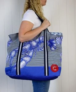 Cream Cornwall Homeware Lobster Supersized Cotton Shopper