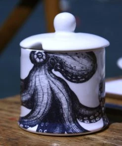 Fegg Hayes Kitchen & Dining Bone China Octopus Jam Pot