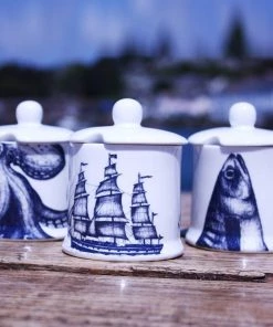 Fegg Hayes Kitchen & Dining Bone China Octopus Jam Pot