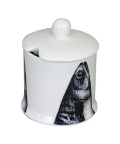 Fegg Hayes Bone China Mackerel Jam Pot