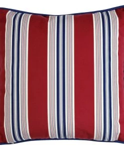 Magic Textiles Jellyfish Velvet Cushion Cover - White On Marine Blue