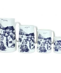 Fegg Hayes Kitchen & Dining Bone China Cornish Harbour Scene Jugs