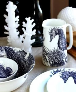 Fegg Hayes Bone China Seahorse Jugs Kitchen & Dining