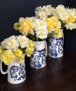 Fegg Hayes Kitchen & Dining Bone China Cornish Harbour Scene Jugs